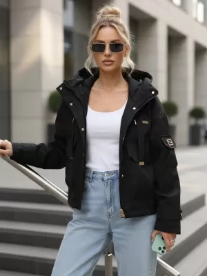Dámská bunda DSTREET TY5636 ČERNÁ