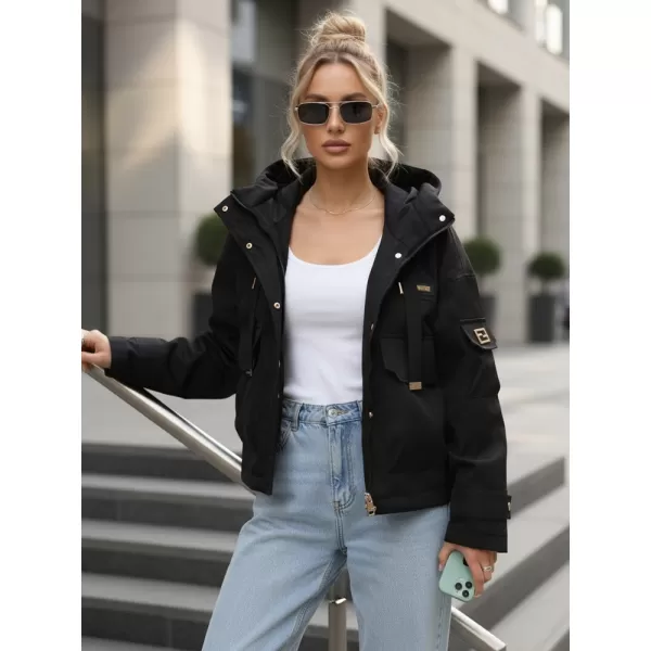  Dámská bunda DSTREET TY5636 ČERNÁ 