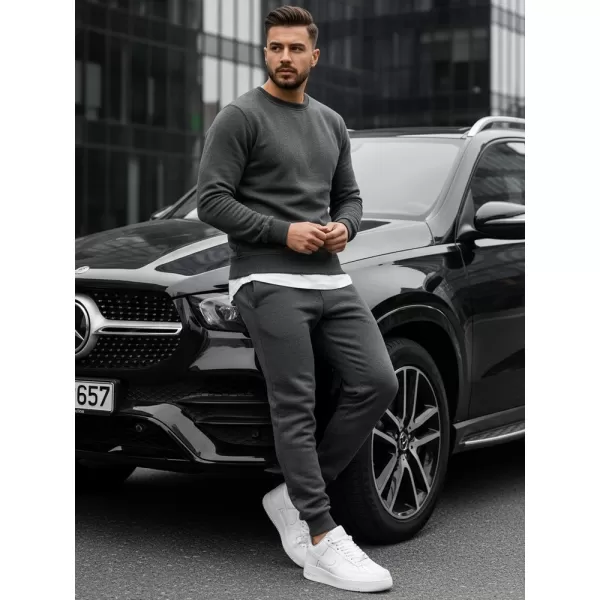  Pánská mikina DSTREET BX2405 TMAVĚ ŠEDÁ 