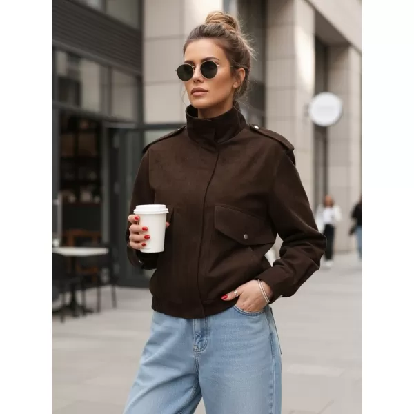  Dámská bunda DSTREET TY5571 HNĚDÁ 