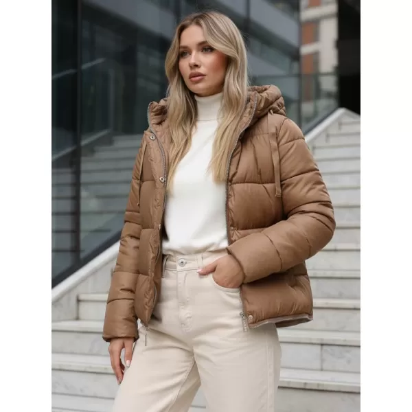  Dámská bunda DSTREET TY5167 HNĚDÁ 