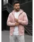 Pánská mikina DSTREET BX4834 RŮŽOVÁ