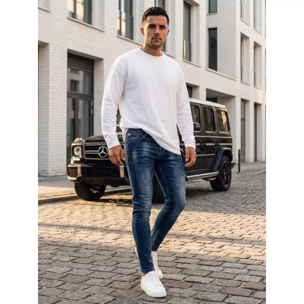  Pánské kalhoty DSTREET UX3991 SVĚTLE MODRÁ 