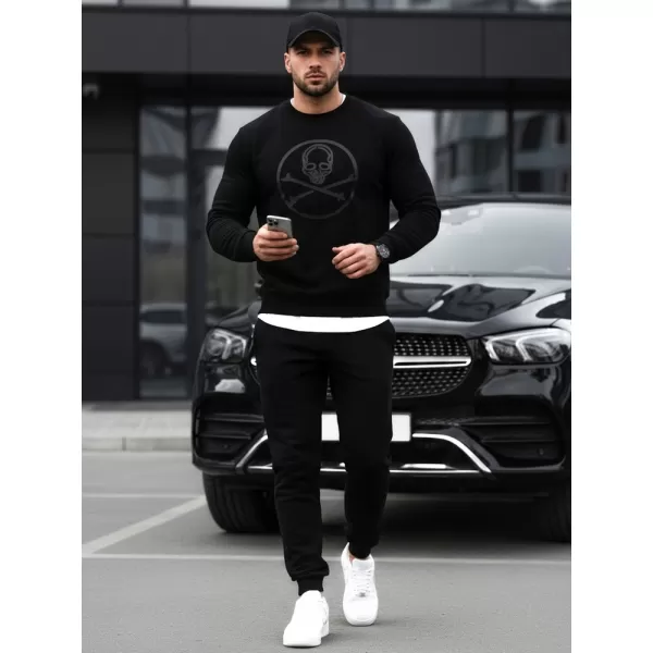 Pánská mikina DSTREET BX5948 ČERNÁ 
