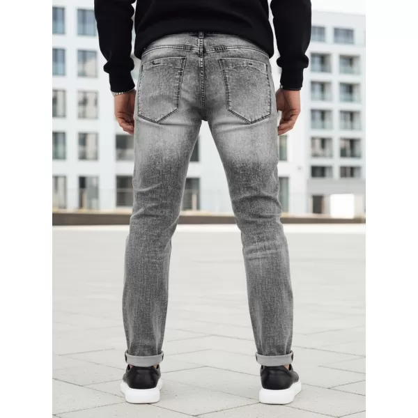  Pánské kalhoty DSTREET UX4133 TMAVĚ ŠEDÁ 