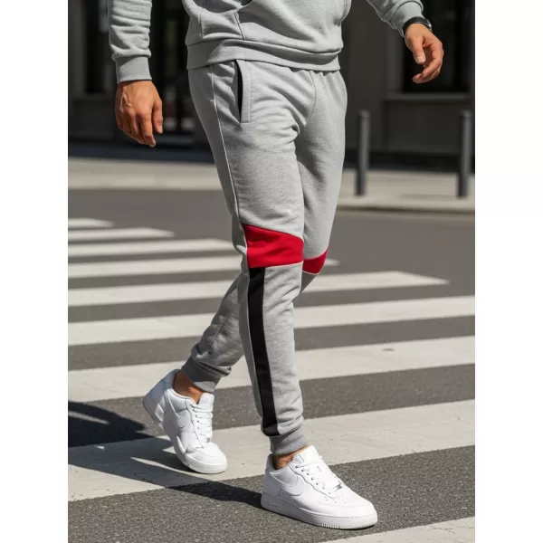  Pánské kalhoty DSTREET UX3241 SVĚTLE ŠEDÁ 