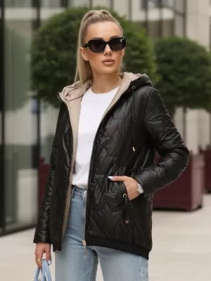 Dámská bunda DSTREET TY5546 ČERNÁ