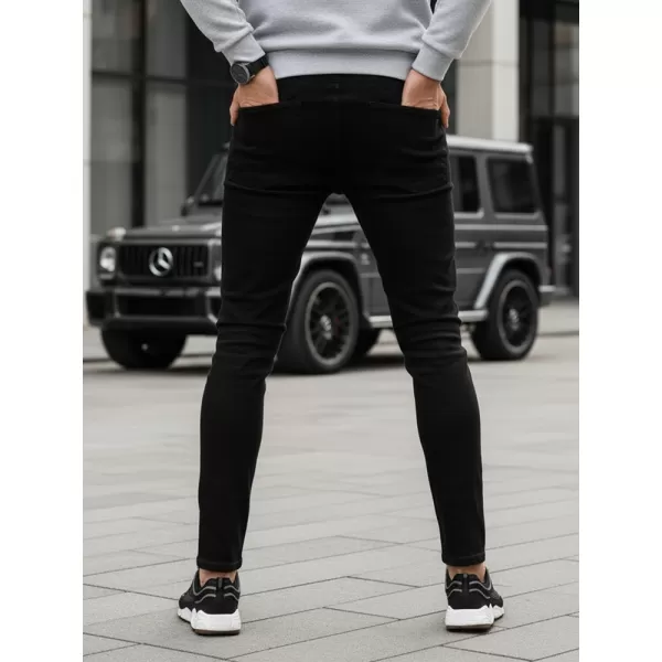  Pánské kalhoty DSTREET UX3852 ČERNÁ 