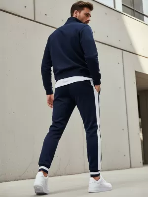 Pánské kalhoty DSTREET UX3361 TMAVĚ MODRÁ