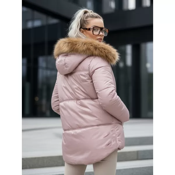  Dámská bunda DSTREET TY5526 RŮŽOVÁ 
