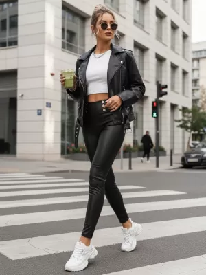 Dámské kalhoty DSTREET UY2855 ČERNÁ
