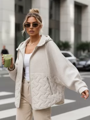 Dámská bunda DSTREET TY5592 ECRU