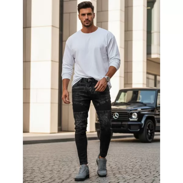  Pánské kalhoty DSTREET UX3939 ČERNÁ 