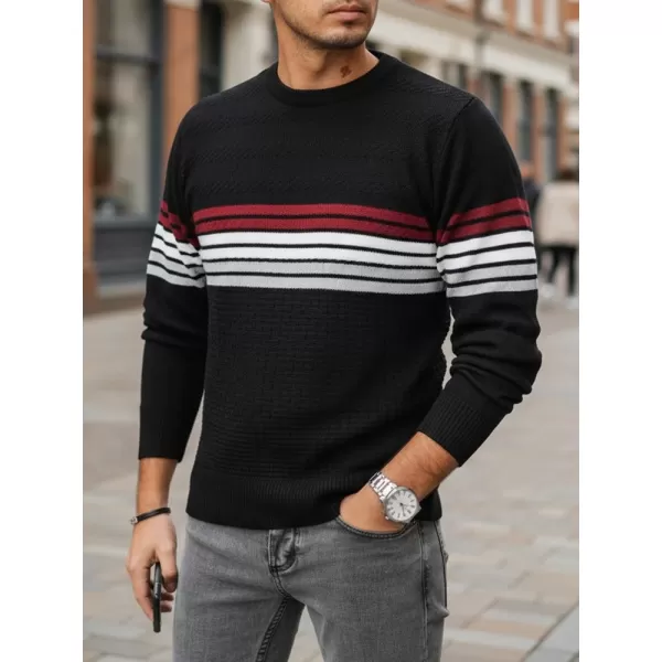  Pánský svetr DSTREET WX2322 ČERNÁ 