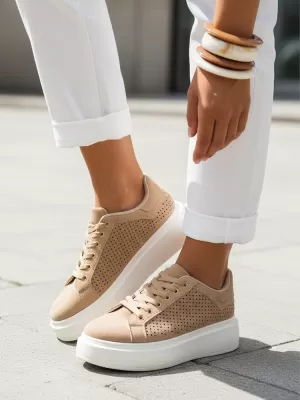 Dámské boty DSTREET ZY1373 KHAKI