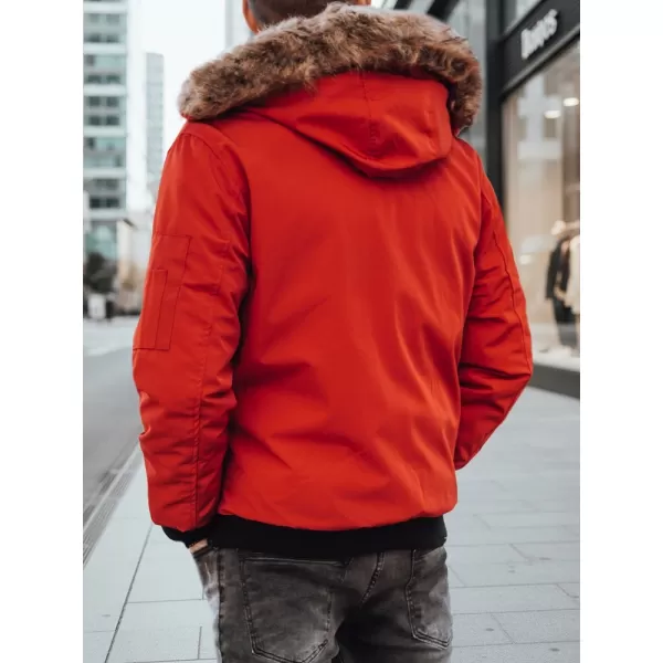  Pánská bunda DSTREET TX2875 ČERVENÁ 