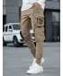 Pánské kalhoty DSTREET UX4166 BÉŽOVÁ