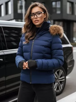 Dámská bunda DSTREET TY4039 MODRÁ