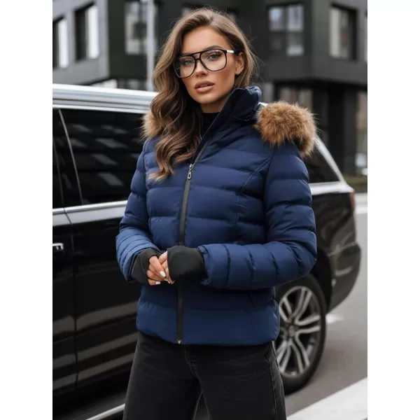  Dámská bunda DSTREET TY4039 MODRÁ 