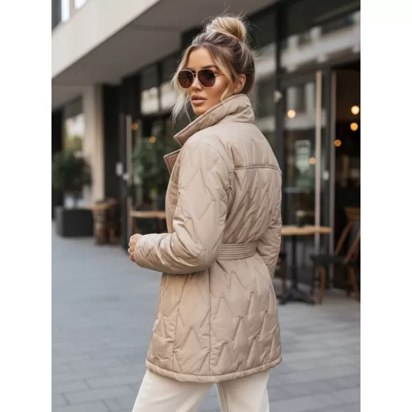  Dámská bunda DSTREET TY5589 KARAMELOVÁ 