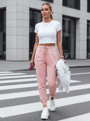 Dámské kalhoty DSTREET UY2837 RŮŽOVÁ