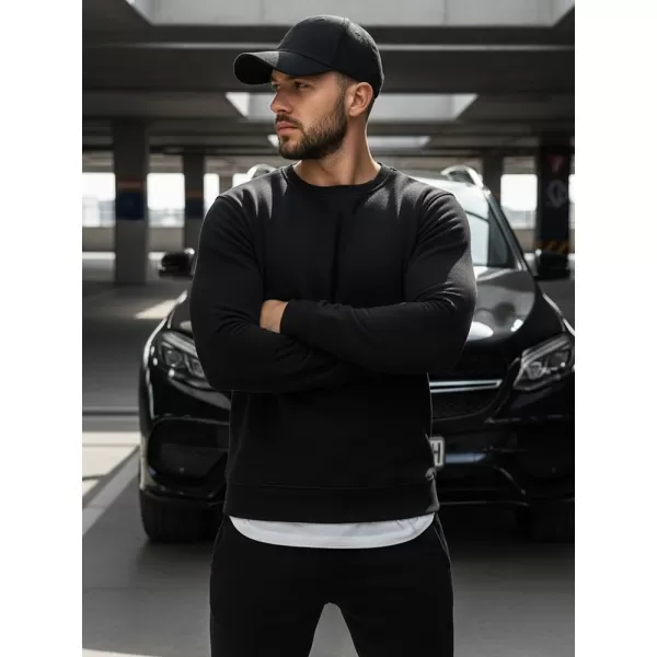  Pánská mikina DSTREET BX2416 ČERNÁ 