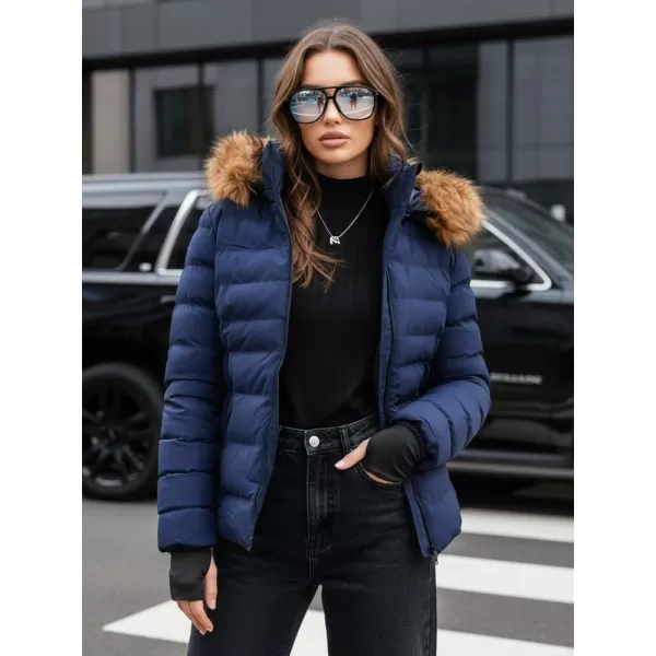  Dámská bunda DSTREET TY4039 MODRÁ 