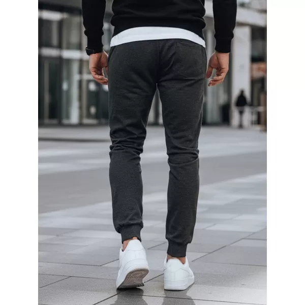  Pánské kalhoty DSTREET UX4123 TMAVĚ ŠEDÁ 