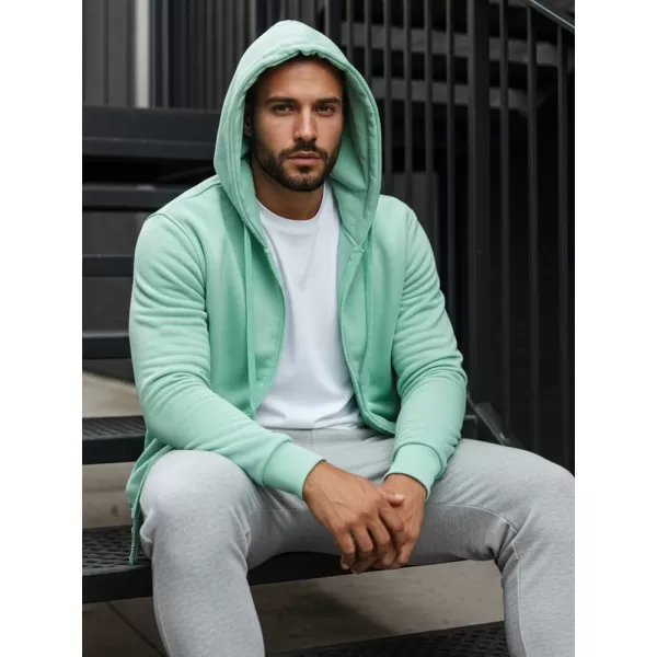  Pánská mikina DSTREET BX5231 SVĚTLE ZELENÁ 