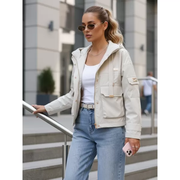  Dámská bunda DSTREET TY5634 BÉŽOVÁ 