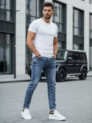 Pánské kalhoty DSTREET UX4238 MODRÁ