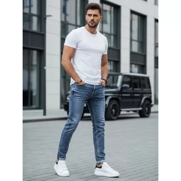  Pánské kalhoty DSTREET UX4238 MODRÁ 