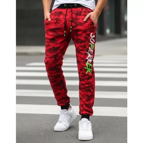  Pánské kalhoty DSTREET UX3514 ČERVENÁ 