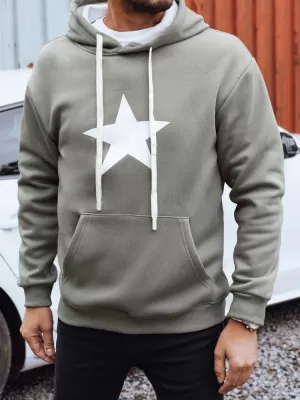 Pánská mikina DSTREET BX5928 KHAKI