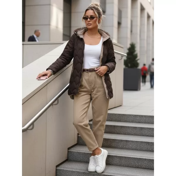  Dámská bunda DSTREET TY5623 HNĚDÁ 