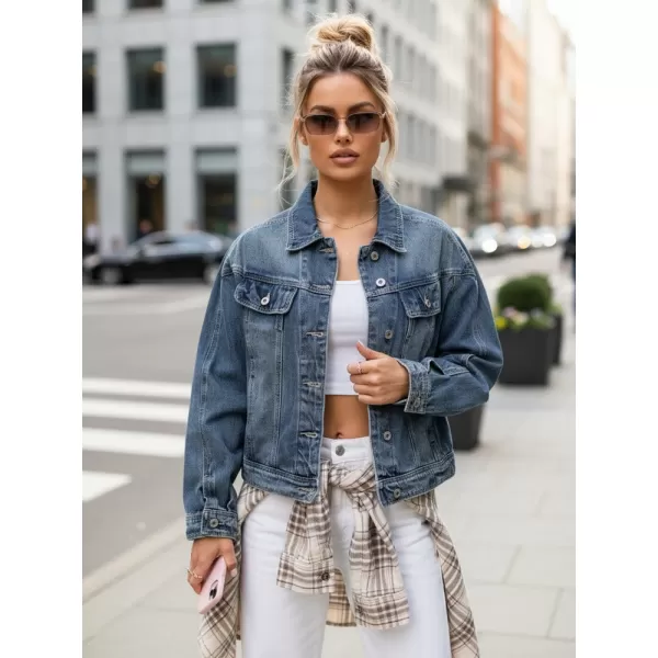  Dámská bunda DSTREET TY5632 MODRÁ 