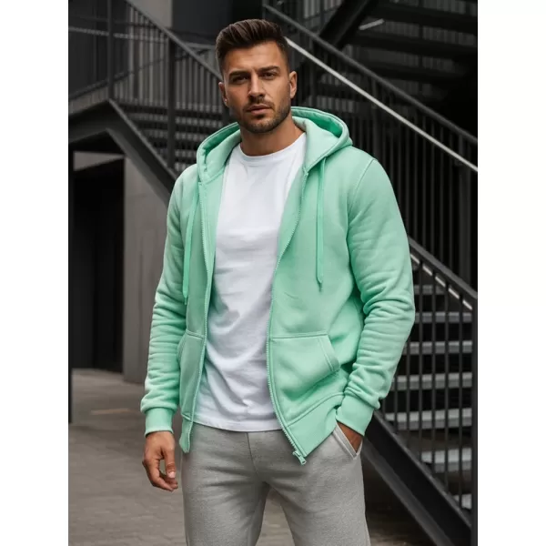  Pánská mikina DSTREET BX5231 SVĚTLE ZELENÁ 