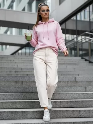 Dámská mikina DSTREET BY1137 RŮŽOVÁ