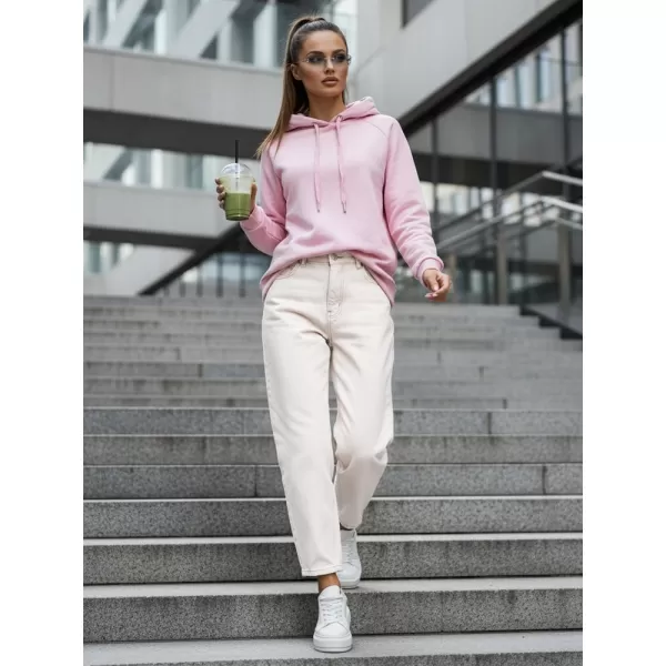  Dámská mikina DSTREET BY1137 RŮŽOVÁ 