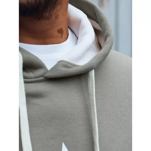  Pánská mikina DSTREET BX5928 KHAKI 