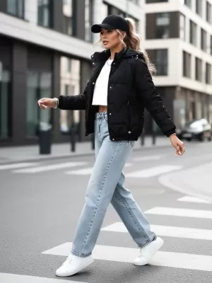 Dámská bunda DSTREET TY4175 ČERNÁ