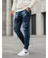 Pánské kalhoty DSTREET UX3292 MODRÁ