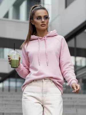 Dámská mikina DSTREET BY1137 RŮŽOVÁ