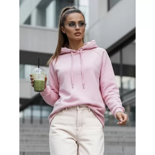  Dámská mikina DSTREET BY1137 RŮŽOVÁ 