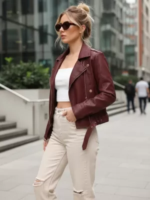 Dámská bunda DSTREET TY5640 ČERVENÁ