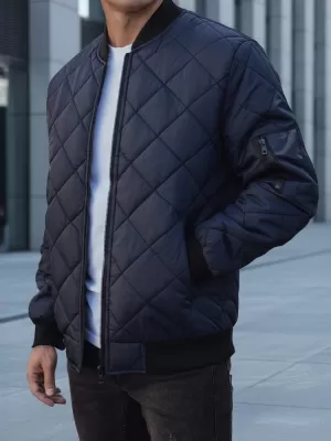 Pánská bunda DSTREET TX2217 TMAVĚ MODRÁ