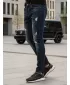 Pánské kalhoty DSTREET UX3810 TMAVĚ MODRÁ