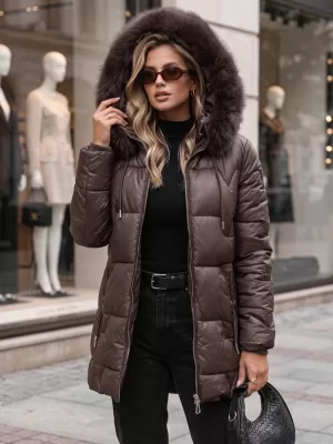 Dámská bunda DSTREET TY5758 FIALOVÁ