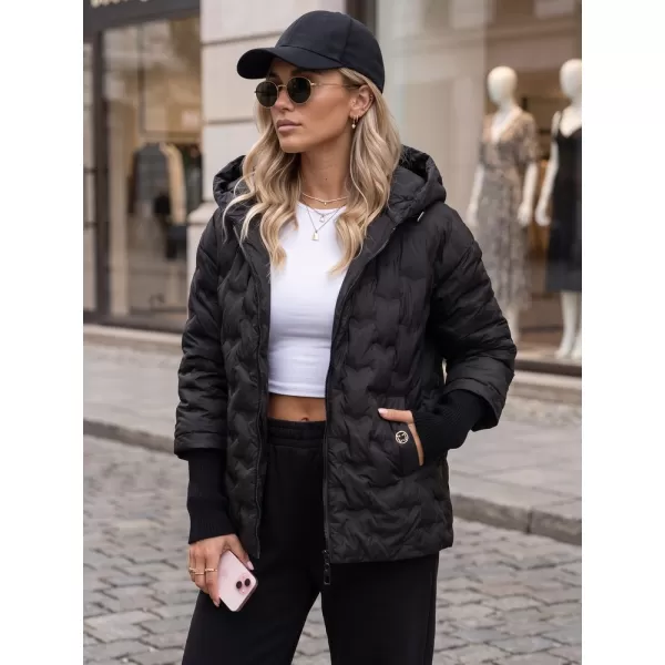  Dámská bunda DSTREET TY5871 ČERNÁ 
