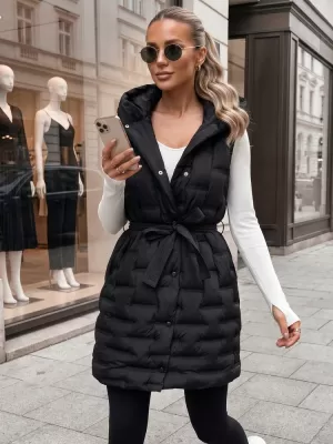 Dámská vesta DSTREET TY5903 ČERNÁ